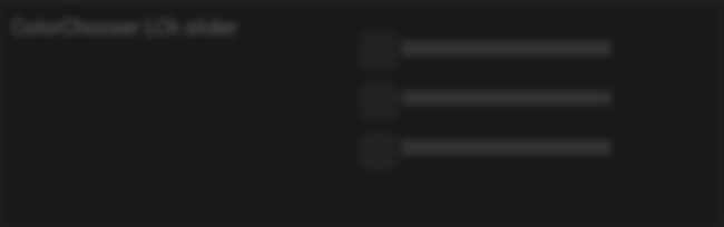 ColorChooser, LCh slider